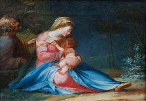 Scuola Emiliana, XVIII secolo, Riposo dalla fuga in Egitto